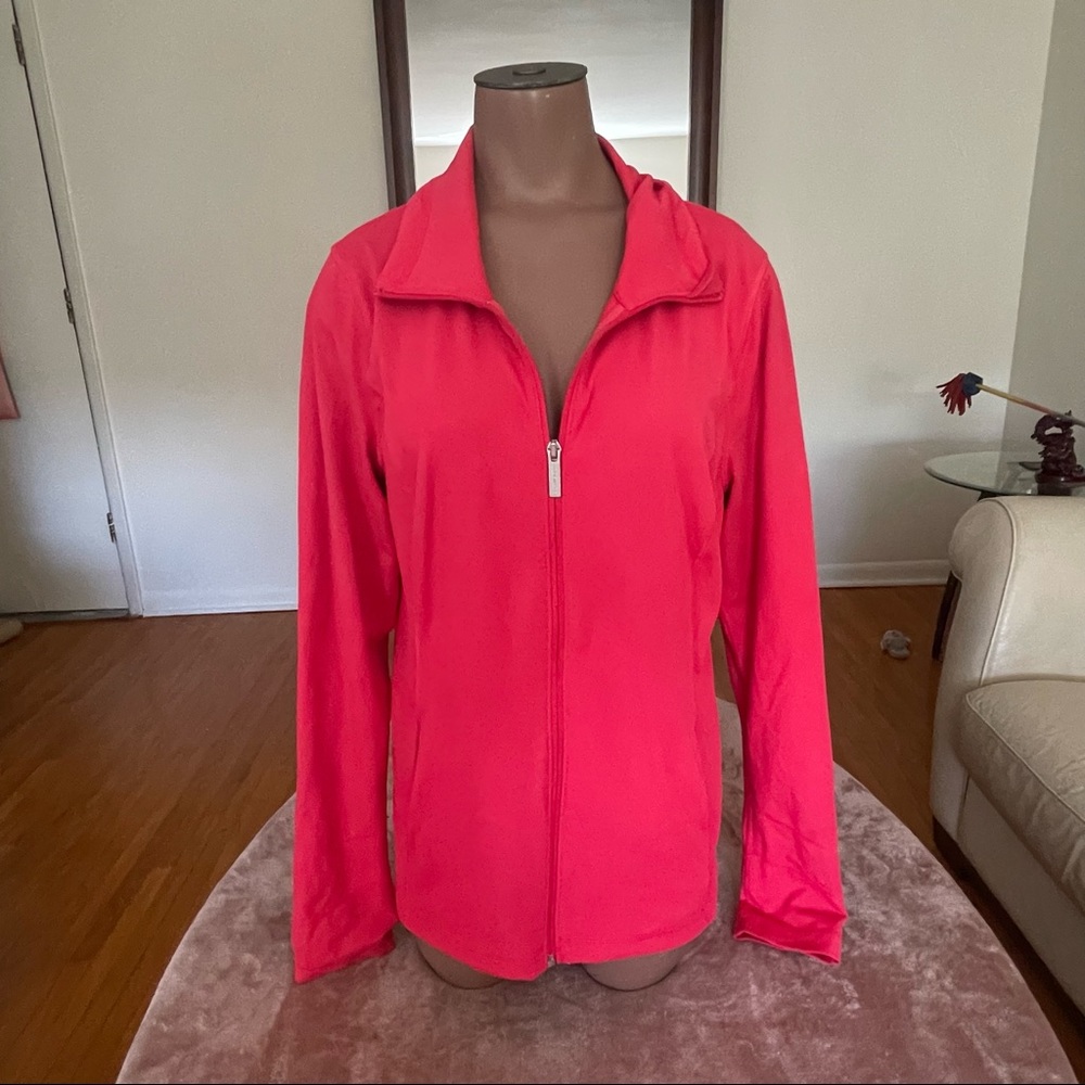 Beautiful Pink Under Armour zip up Jacket